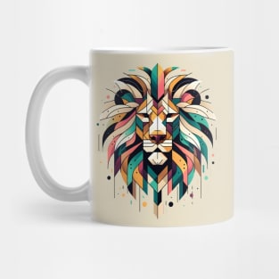 Polygonal Pride - Abstract Lion Mug